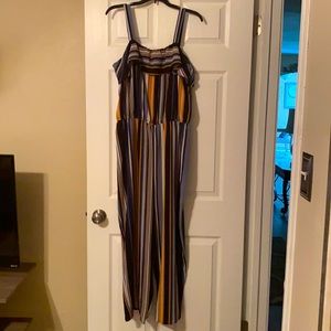 Multi-color Pinstripe jumper
